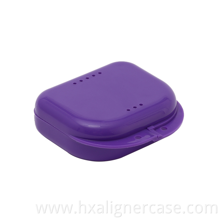 Denture Orthodontic Retainer Storage Case Box For Travel